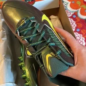 Nike Oregon BCS Alpha Pro TD New in Box Size 10.5 Nike Oregon Ducks Alpha Pro TD Yellow Black Promo Samples  main image 4